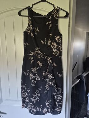 Elegant Floral Wrap Dress